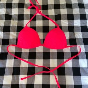 Aerie Hot Pink Bikini Top